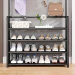 Durable 4-tier shoes rack for 20 pairs.