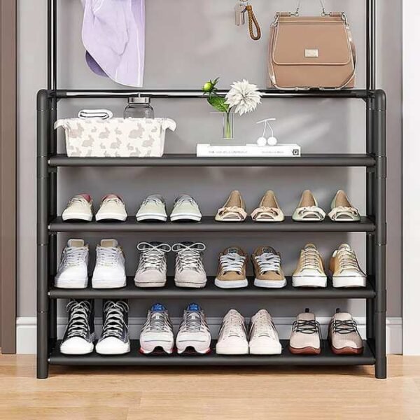 Durable 4-tier shoes rack for 20 pairs.