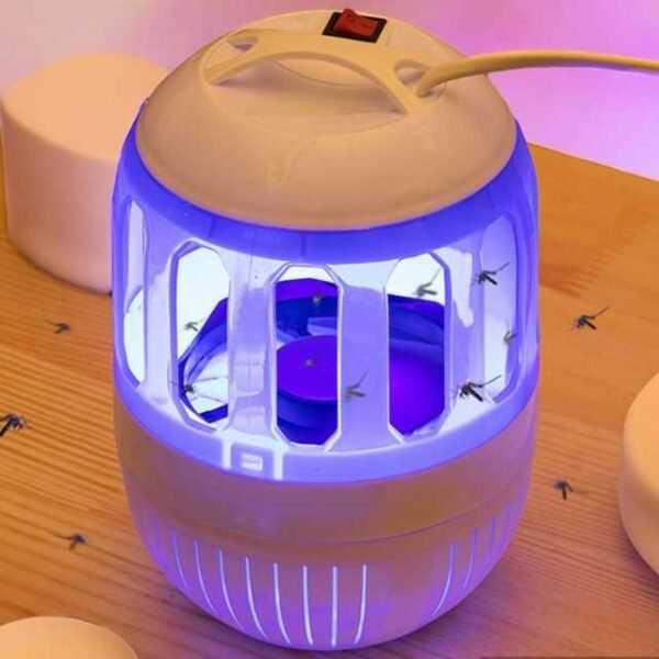 Bug zapper lamp with 6 LED lights.