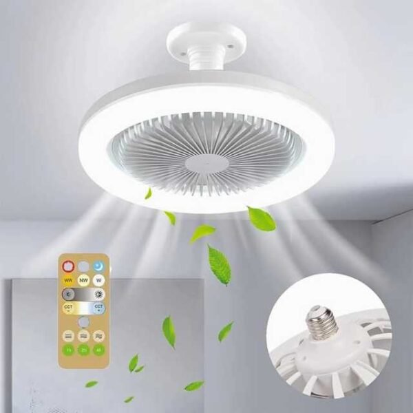Ceiling Lighting Fan Humidifies and Illuminates