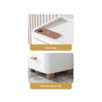 Chest Drawer Case with Raised Edge and Robust Feet.