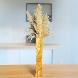 Decorative Wooden Vases, Modern Flower Vases for Home Décor