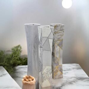 Decorative Wooden Vases, Modern Flower Vases for Home Décor