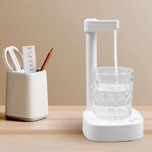Desktop water dispenser made from durable ABS material.