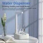 Rechargeable 1200mAh battery desktop water dispenser.