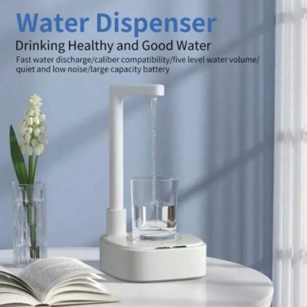 Rechargeable 1200mAh battery desktop water dispenser.