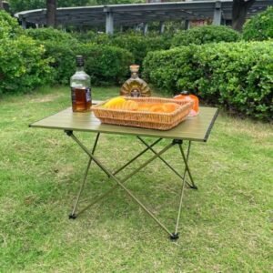 Foldable Picnic Table, Portable Outdoor Camping Table with Bag