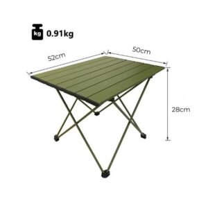 Foldable Picnic Table, Portable Outdoor Camping Table with Bag