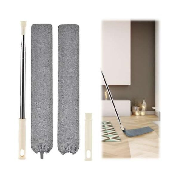 Gap duster brush with soft microfiber to prevent scratches.