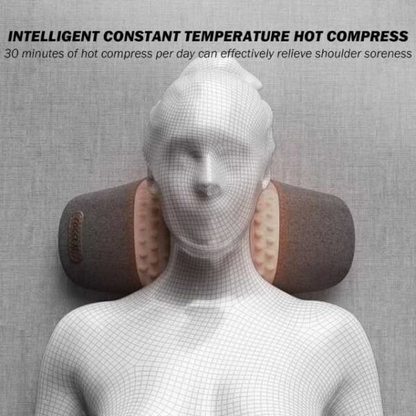 Heated Neck Massager with Adjustable Settings.