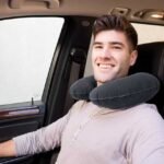 Lightweight and Portable Intex Inflatable Travel Pillow for Car Trips.