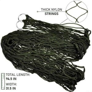 Outdoor Net Hammock, Green Mesh Camping Sleeping Hammock