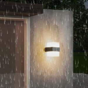 Angular Wall Light Warm LED Outdoor Wall Mounted Lamp