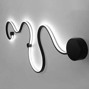 Curved Wall Light – Modern Nordic Indoor LED Lamp with 3 Hues