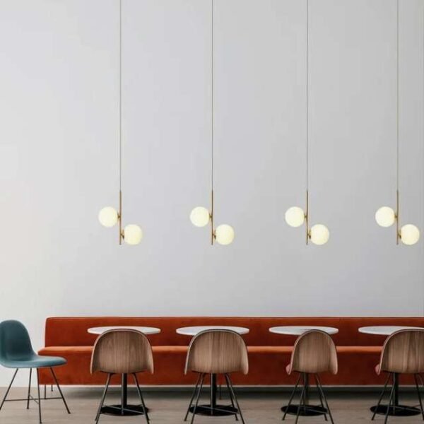 Modern nordic pendant light in bars and restaurants. Adds magical ambiance to your patrons with stylish design.