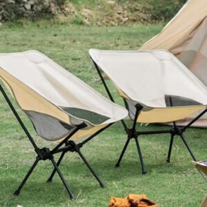 Outdoor Folding Chairs, Portable Camping Chair with Carry Bag