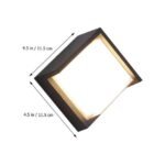Compact Outdoor Wall Lamp Dimensions.