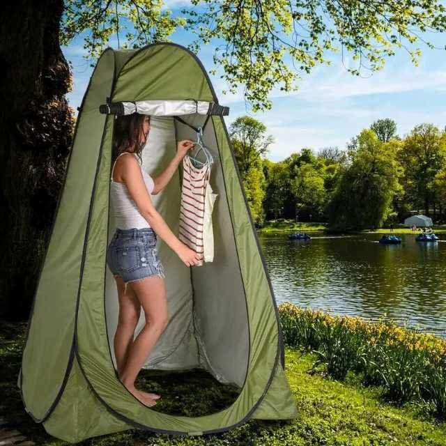 Pop-up shower tent outdoor clothes changing privacy