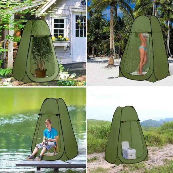 Pop-up shower tent multiple uses grid view