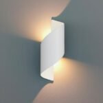 Spiral wall lamp cast aluminum material IP65 waterproof rating