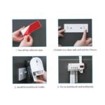 UV toothbrush sterilizer installation steps.