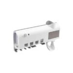UV toothbrush sterilizer with motion sensor and solar panel.