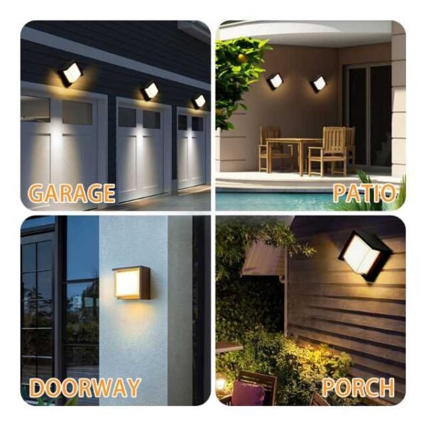 Versatile Outdoor Wall Lamp Usage.