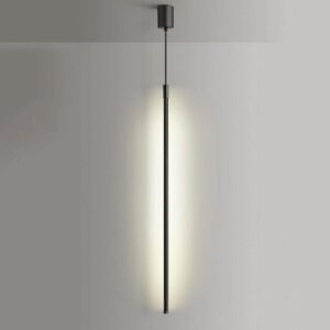 Slim Pendant Light – Minimalist 3-Color LED Hanging Lamp, 60cm