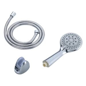 Handheld Shower Head with 5-Speed Sprayer and Stainless Hose