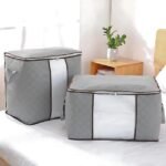 Foldable storage bags in three different sizes.