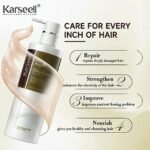 Benefits of Karseell hair conditioner for repair, nourishment, and elasticity.