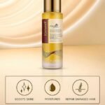 Top benefits of Karseell Maca Essence oil, including shine boost, moisturizing, and repair.
