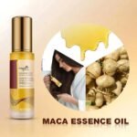 Natural extracts in Karseell Maca Essence oil, including maca essence, vitamin E, and argan oil.