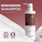 Karseell shampoo with maca essence and argan oil for dry, damaged, and color-treated hair.