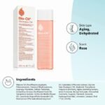 Bio-Oil skincare oil formulated for aging and dehydrated skin with a refreshing rose scent.