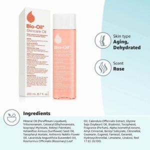 Bio-Oil Skincare Oil for Scars, Stretch Marks & Aging Skin, 200ml