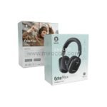 Two boxes of Green Lion Echo Max Bluetooth Headphones showcasing Bluetooth 5.3, 48+ hours playtime, lightweight design, and certifications for quality assurance.