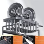 Durable stainless kitchen sink caddy tested for high temperature and scratch resistance.