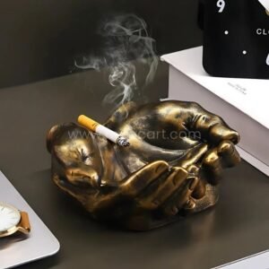Creative Hand Ashtray – Gothic Decor Holder for Smoking & Display (Tarnish-Proof Bronze)