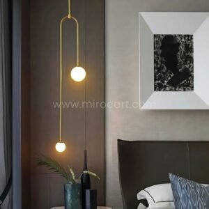 Modern Arc Pendant Light – U-Shaped Glow for Bedrooms, Bars & Cozy Corners