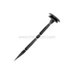 Close-up of the detachable ground stake on the solar path light.